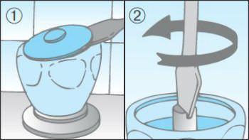 Smontare la manopola